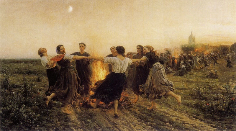 Ballo di notte di mezza estate a Courrueres, 1875. La festa di san Giovanni, 1875 1